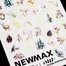 Слайдер NEW MAX NF-11 микс зимние листочки, шишки , звери (золото) - Фото №2