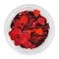 Декор в баночке Nail World сердце красные 002 2.5 г (tca300) - Фото №2