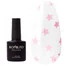 Топ Komilfo Star Nails Rose No Wipe без липкого слоя прозрачный с розовыми звездами 8 мл (508004) - Фото №1
