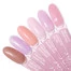 Гель-база JOIA vegan PolyLiquid Gel Moonlight Glow светло-розовый с шиммером 8 мл (4820259342548) - Фото №6