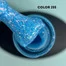 Гель-лак VALERI Color №155 голубой с микроблестками 6 мл (VA155) - Фото №2
