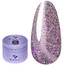 Гель DNKa Builder Gel №0028 Burlesque полупрозрачный с фиолетово-розовыми блестками 30 мл (BGD0028) - Фото №1