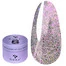 Гель DNKa Builder Gel №0029 Burlesque полупрозрачный с темно-фиолетовыми блестками 30 мл (BGD0029) - Фото №1