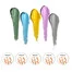 Набор GA&MA Relief Gel Pastel Collection ( (5 шт по 5 г: yellow, green, blue, lilac, gray) (7703012) - Фото №10