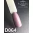 Гель-лак KOMILFO Deluxe Series №D064 серо-сиреневый 8 мл (111064) - Фото №2