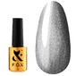 Гель-лак FOX Cat Eye Crystalline 001 полупрозрачный серебристый 7 мл (CY-Cr001)