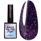 Гель-лак NAILS OF THE NIGHT Blackberry светоотражающий фиолетовый 10 мл (u0000018324)