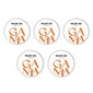 Набор GA&MA Relief Gel Classic Collection (5 шт по 5 г: black, white, red, golden, silver) (7703013)