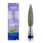 Фреза для маникюра TUFI profi Алмазная Пламя 10 mm × 2.3 mm Синяя Насечка (0328404)