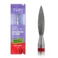 Фреза для маникюра TUFI profi Алмазная Пламя 10 mm × 2.3 mm Красная Насечка (0328403)